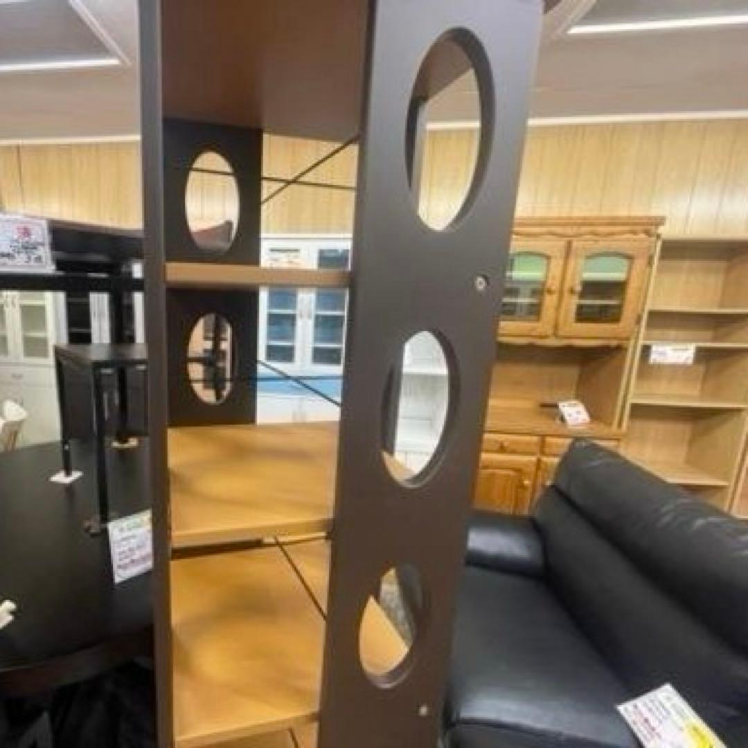 萩原　回転ラック(ブラウン) MUD-7181BR