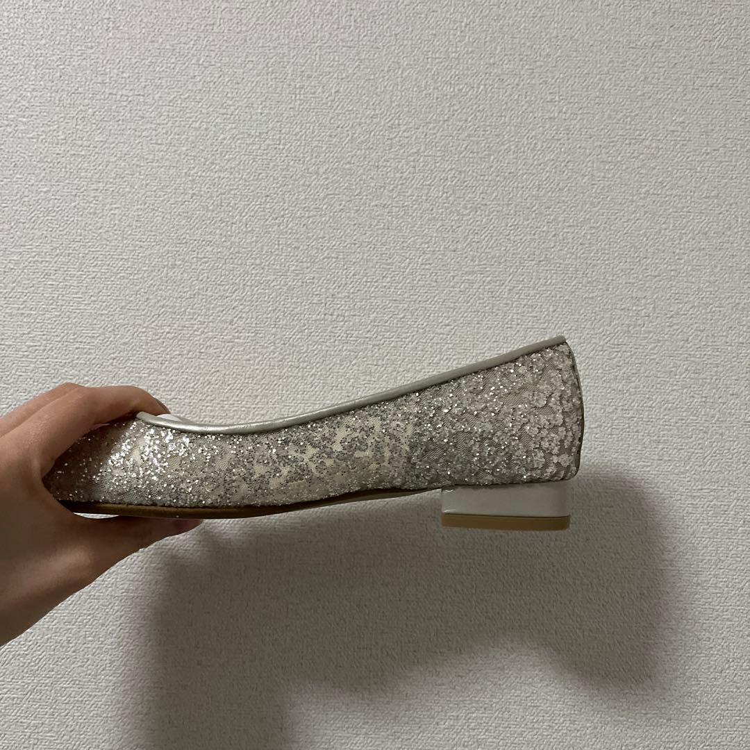 【新品】ダイアナ　DIANA ラメ　パンプス　ローヒール