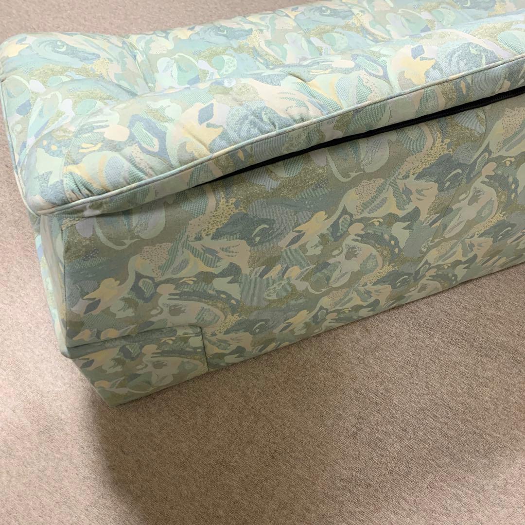 高級マルニ木工ヴィンテージ昭和レトロ平成レトロカモフラージュ柄 2人掛けソファ