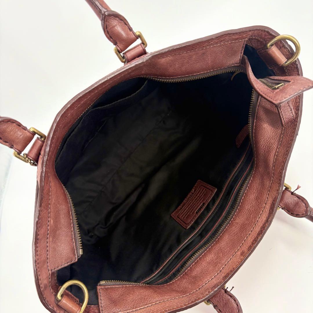 COACH コーチ トートバッグ レザー 本革 A4 ブリーカー 797