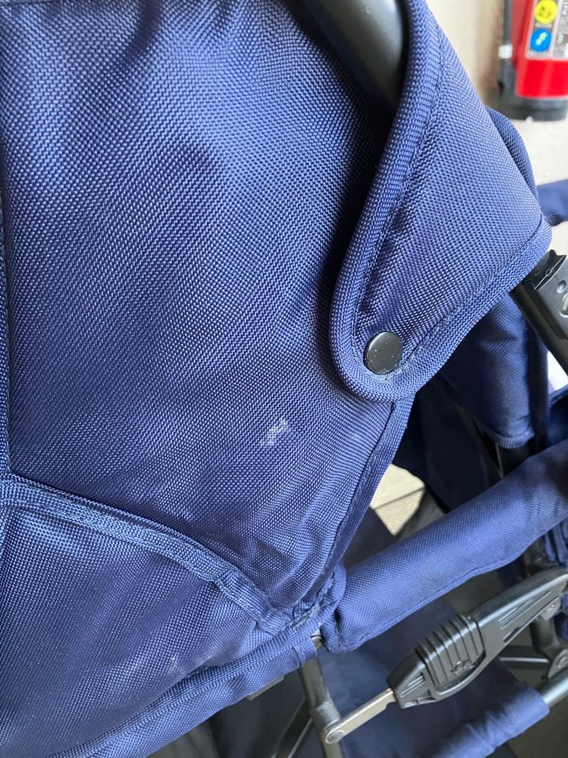 kinderwagon 2人乗ベビーカー DUO シティHOP ネイビー