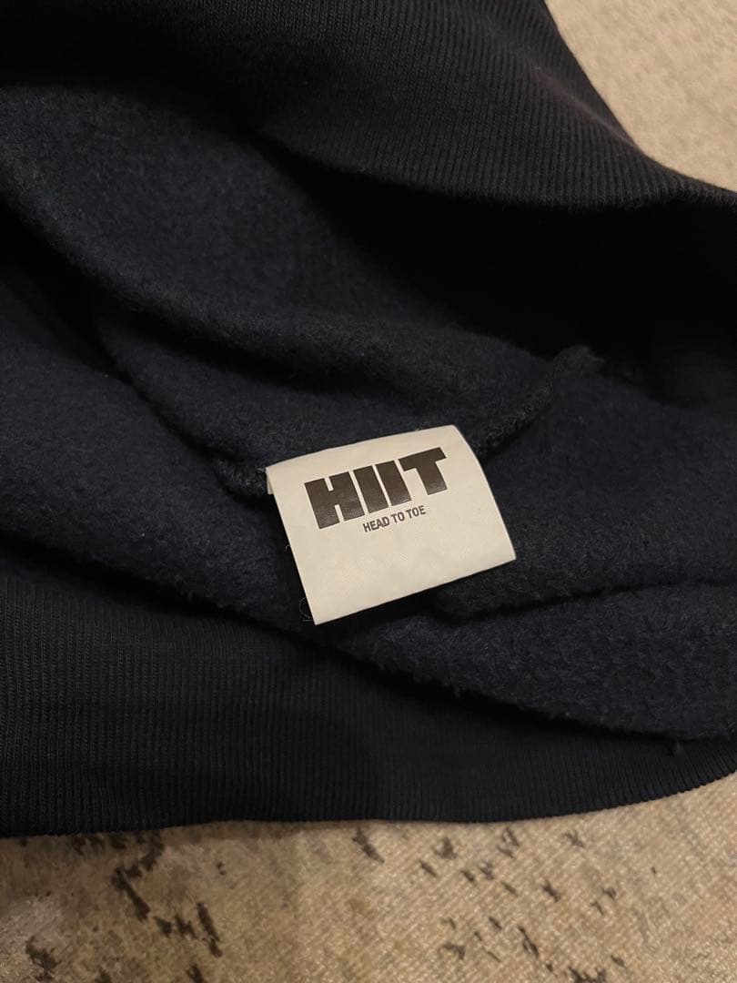 HIIT × clubhaus コラボ スウェット ネイビー　L