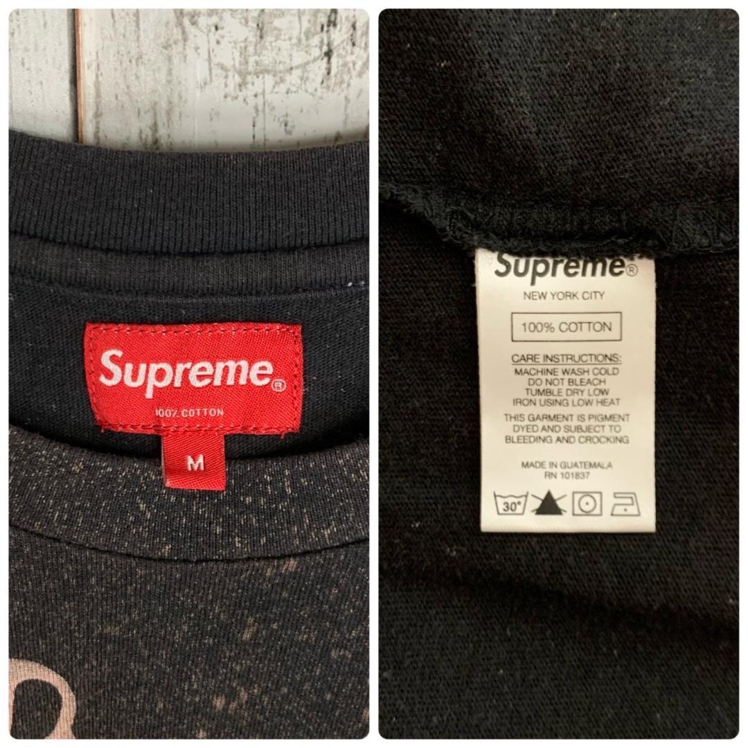 【希少・即完売モデル】シュプリーム☆総柄ロゴ入り入手困難Tシャツ/1421.