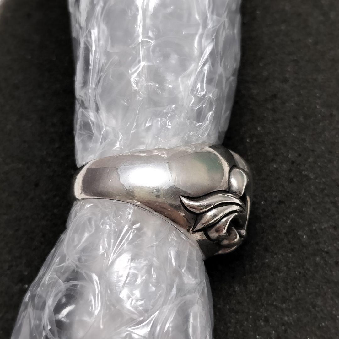 希少廃盤 エムズコレクション 百合 紋章 リング 指輪 23号 シルバー