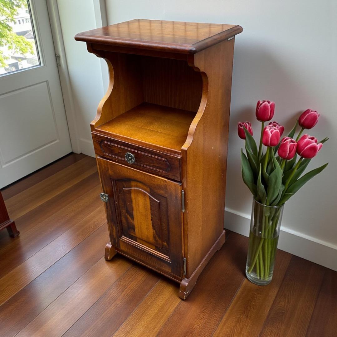 karimoku カリモク コロニアル 電話台 高級家具　A