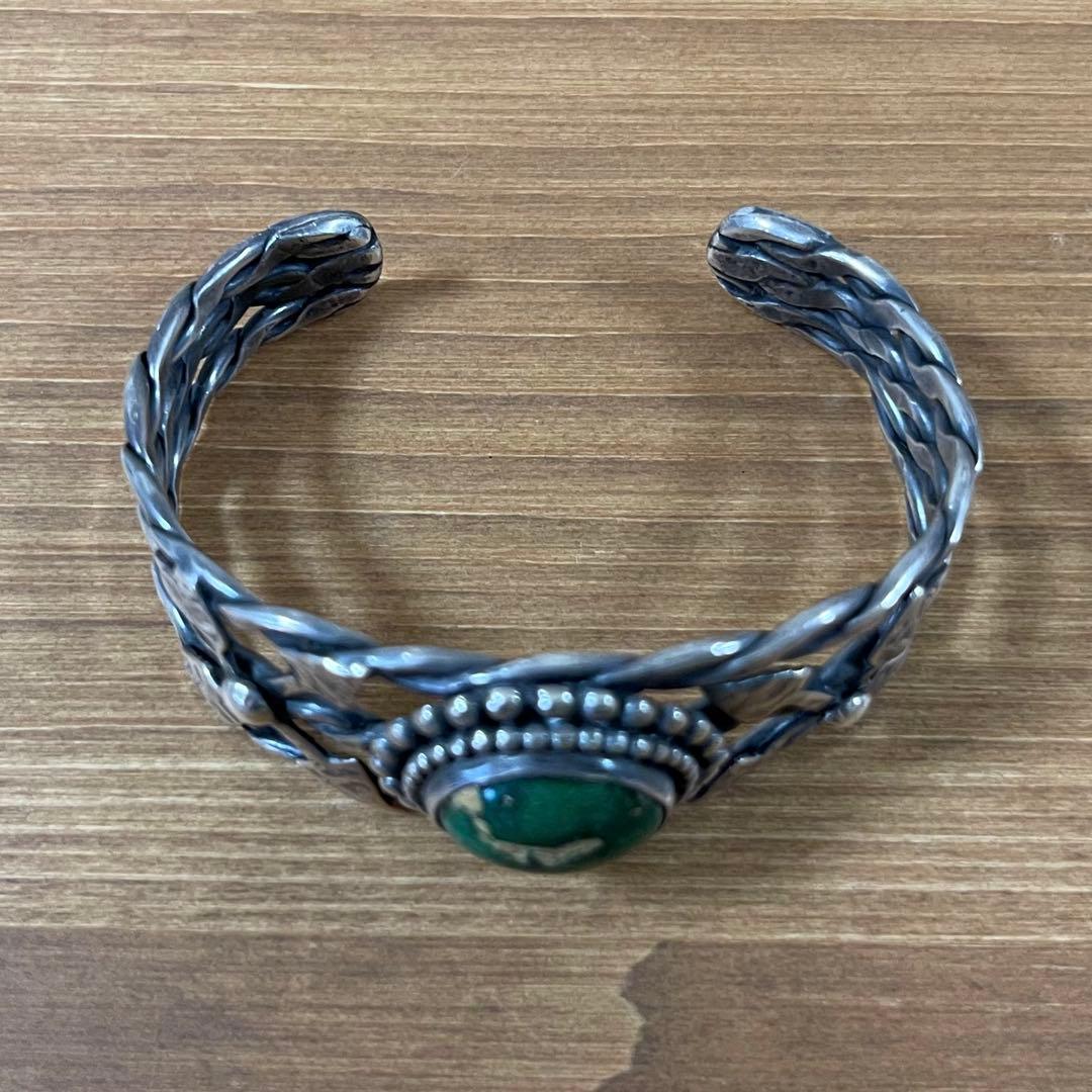 元値16万希少1940'sビンテージ ターコイズ ナバホバングル ナバホ族