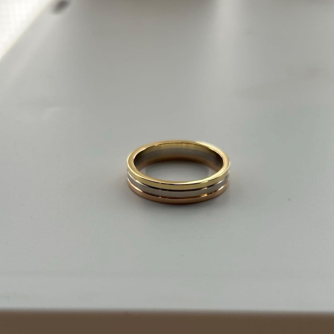 Cartier K18 ヴァンドーム スリーカラーリング　サイズ61