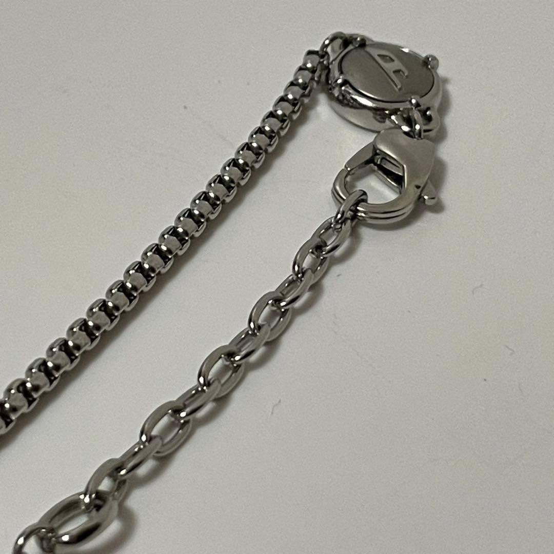✨未使用級✨️ DIESEL ネックレス　ダブルリング　ゴールドリング