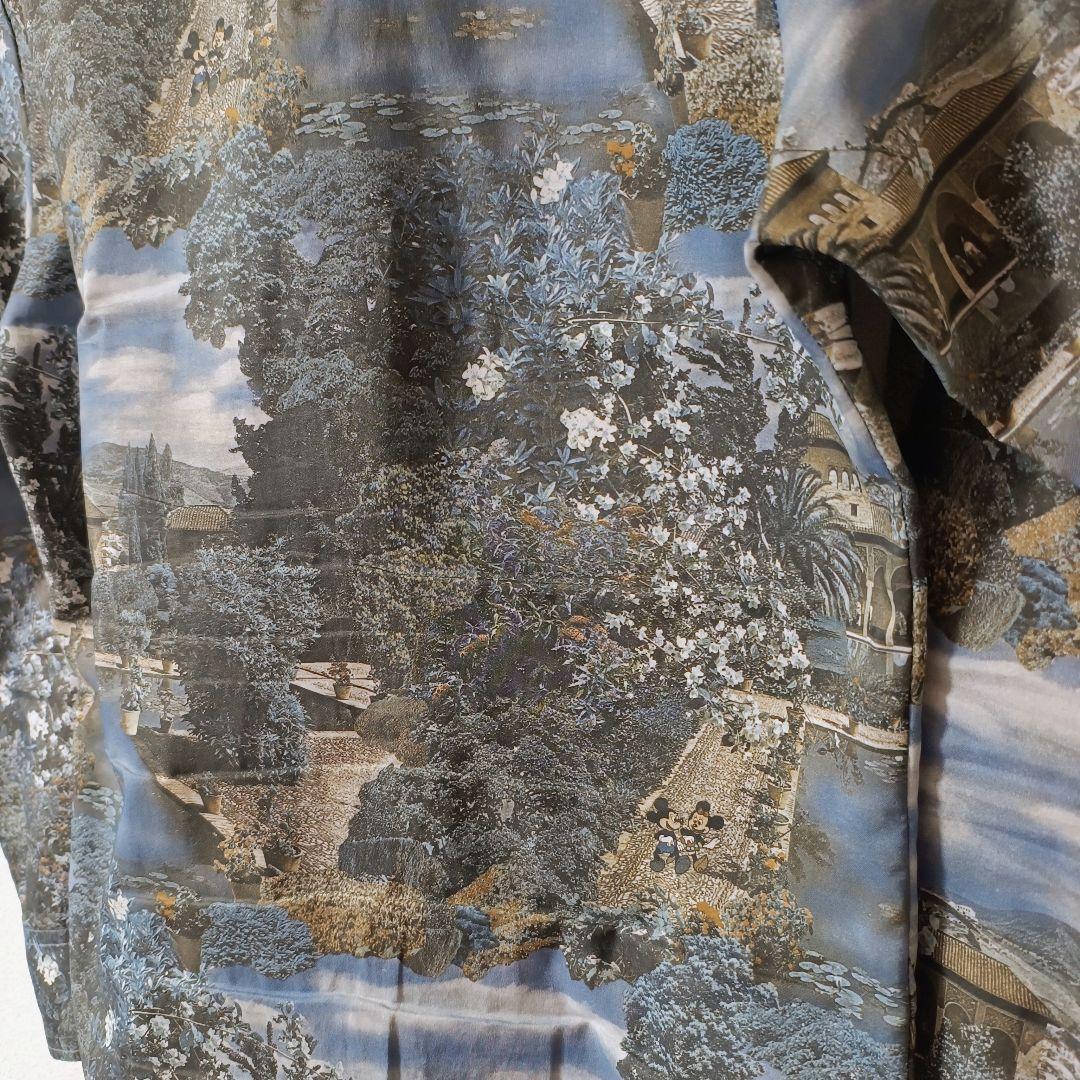 70年代 KENNIGTON ケニントン 隠れミッキー 総柄シャツ Lサイズ