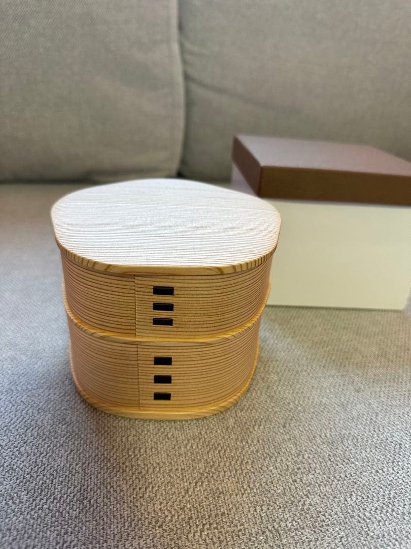 秋田杉 曲げわっぱ 梅花 弁当 まげわっぱ 弁当箱 日本製　新品　大館工芸社