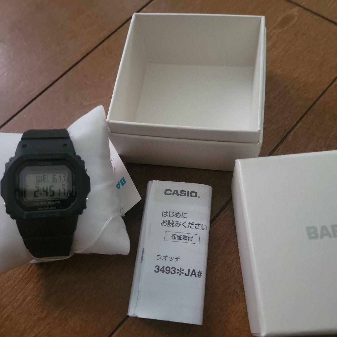 新品 BABY-G G-SHOCK ブラック デジタル腕時計
