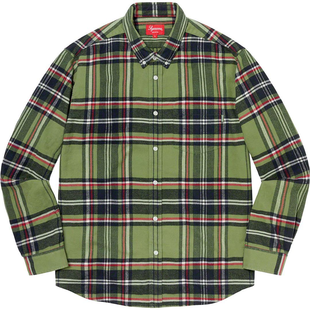 Supreme Tartan Flannel Shirt ネルシャツ　Mサイズ