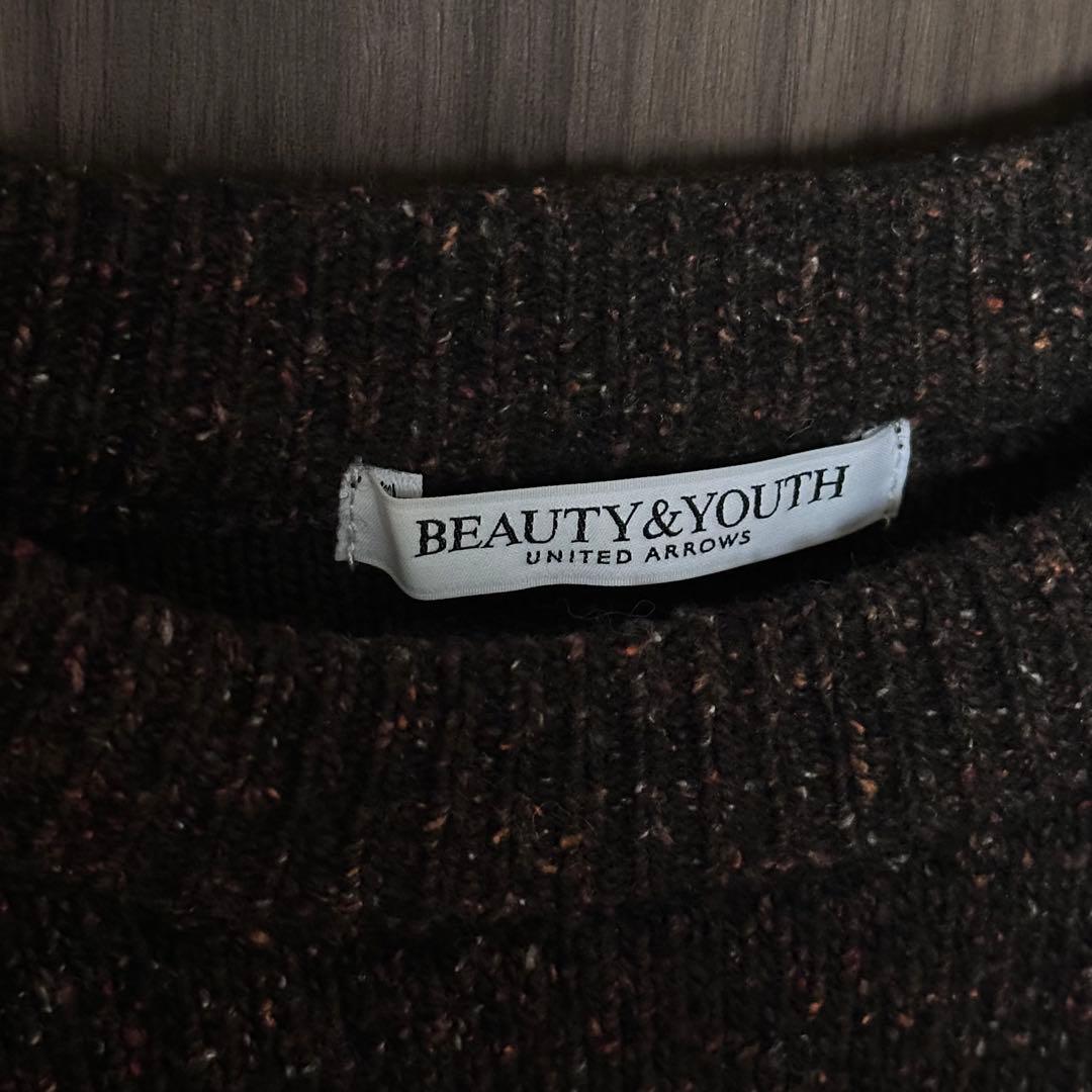 BEAUTY&YOUTH UNITEDARROWS ウールブレンド シルクネップ
