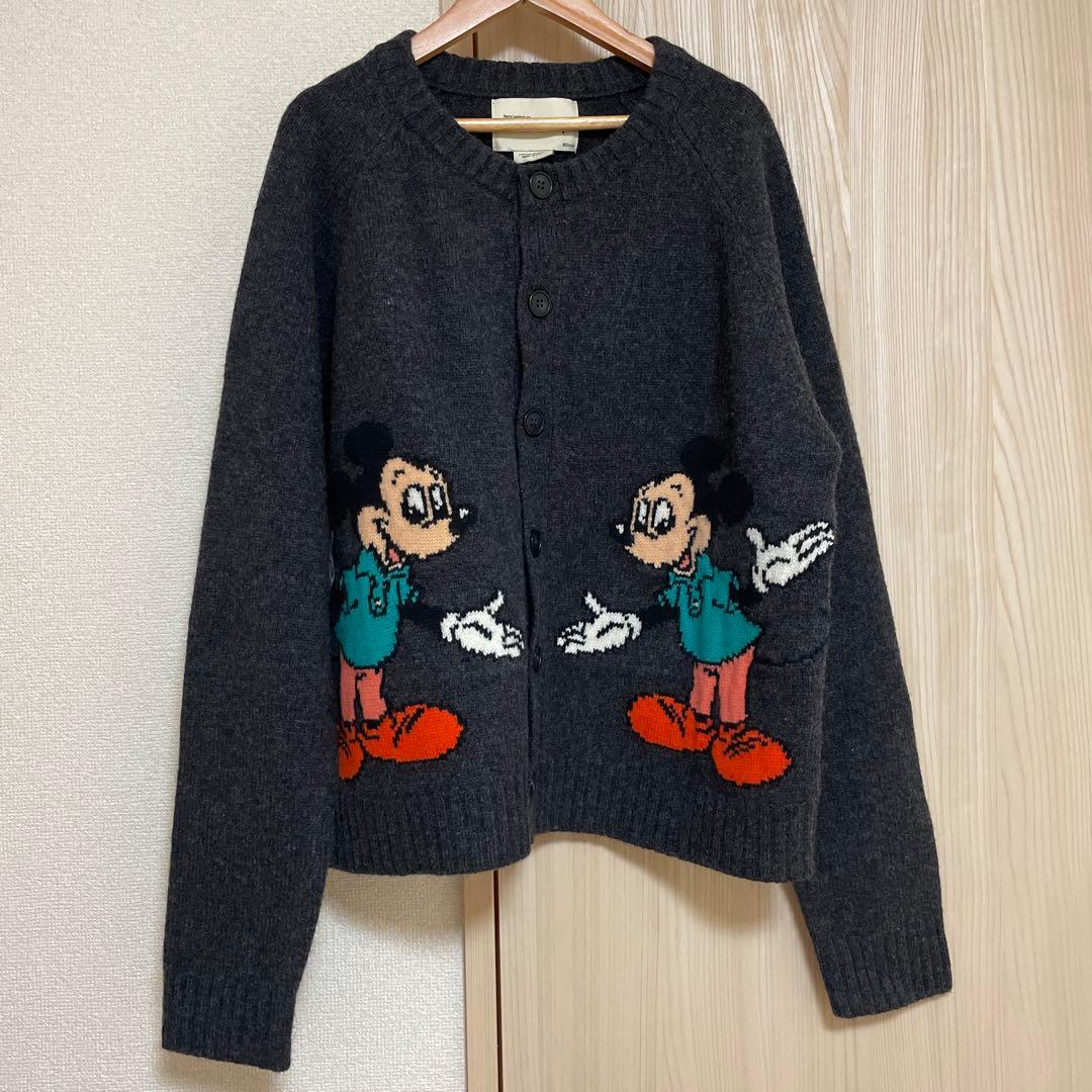 【ZARA】ミッキーマウス ウールカーディガン　Disney Msize