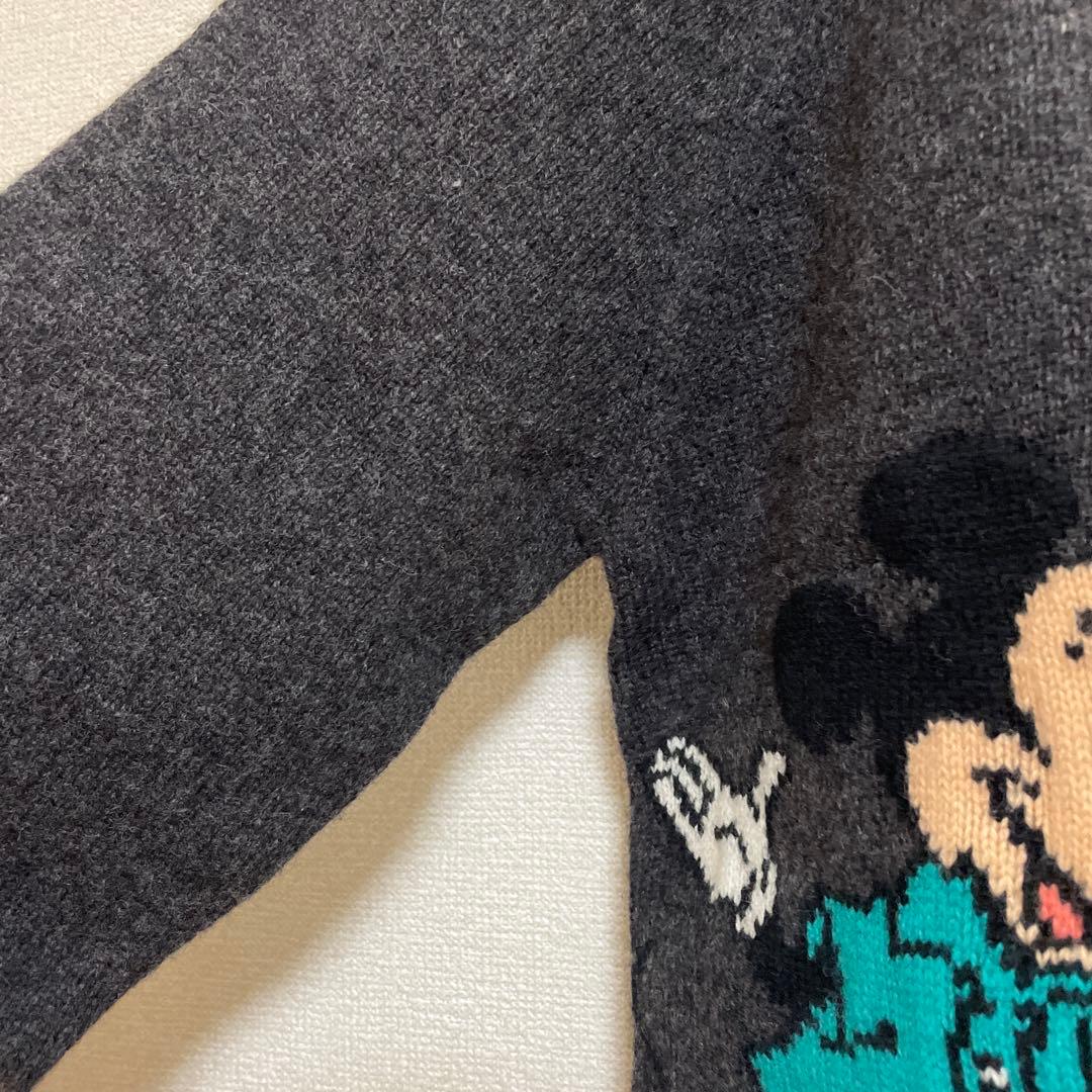 【ZARA】ミッキーマウス ウールカーディガン　Disney Msize