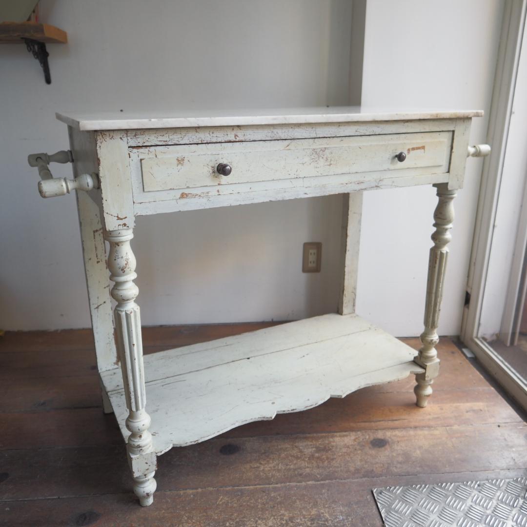 ★希少!大理石天板フランスアンティーク★ コンソールテーブル 机