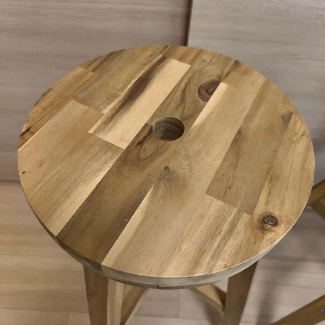 IKEA SKOGSTA ハイスツール　カウンターチェア　2脚セット