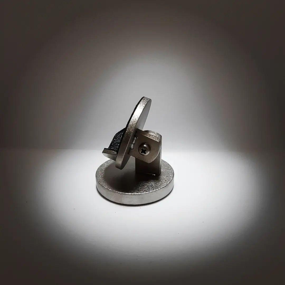 懐中時計スタンド　角度可変式横蓋懐中時計ディスプレイスタンド　ブラック