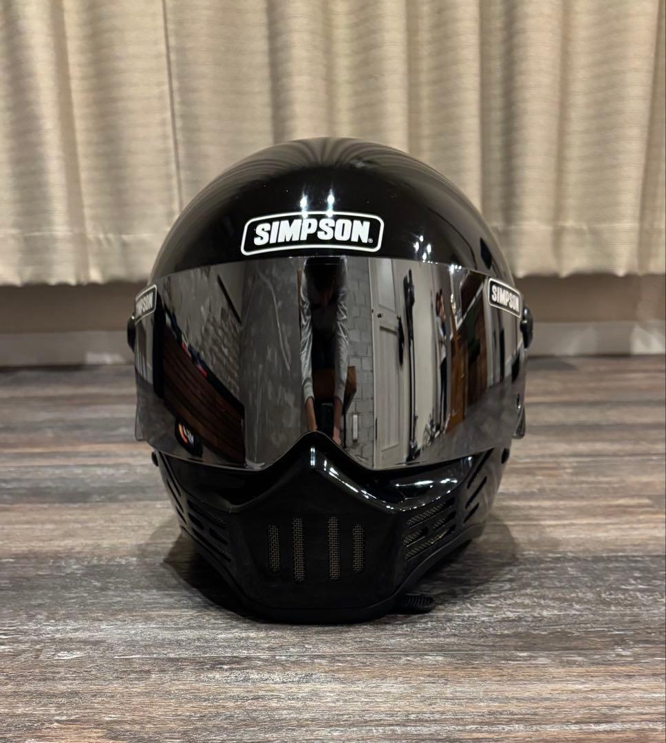 SIMSON M30 ブラック ミラーシールドMサイズ