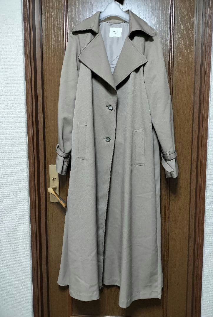 BACK CUTTING LACE COAT　ameri vintage