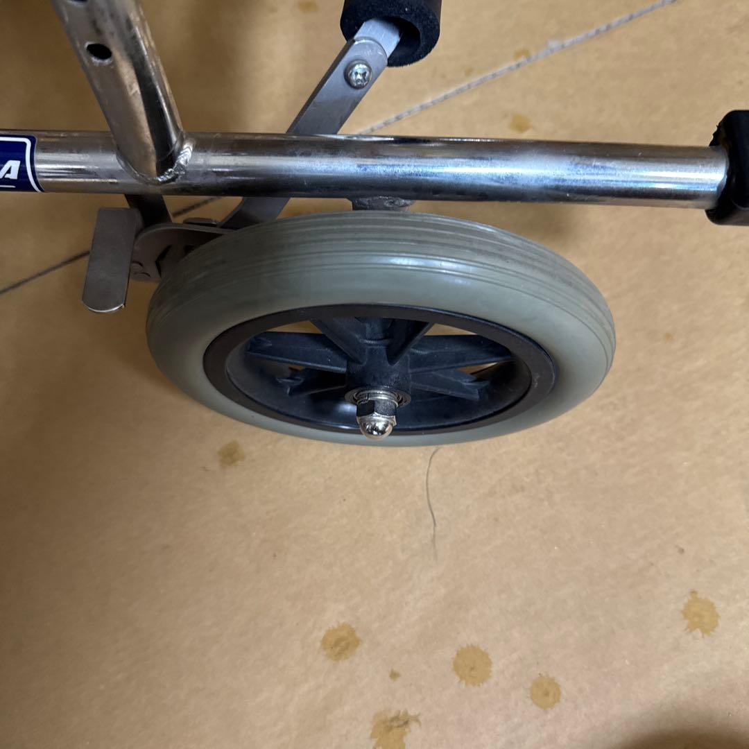 kawamuraサイクル 入浴用車椅子 イエロー　【A-107】