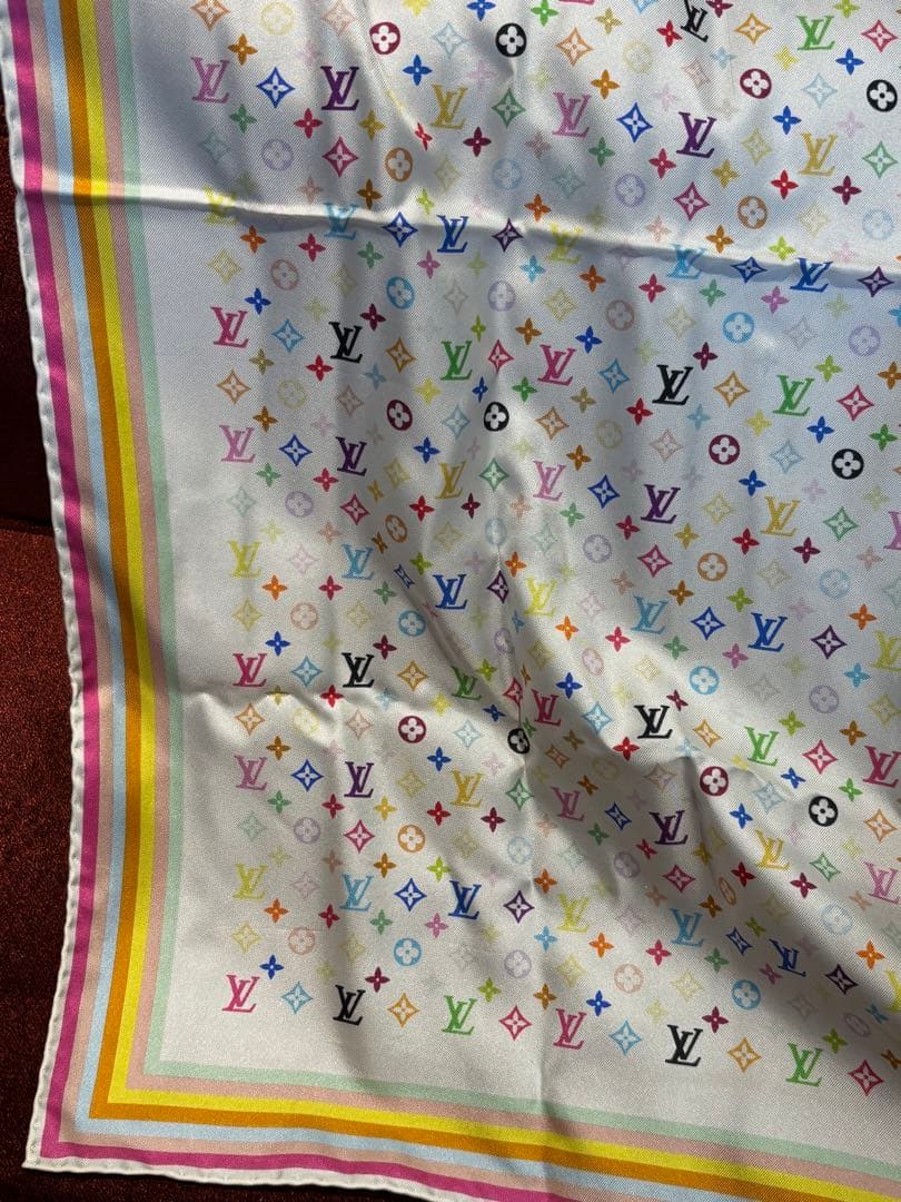 LOUIS VUITTON ルイヴィトン モノグラム マルチカラー スカーフ