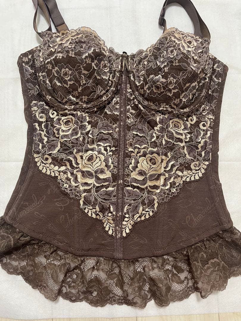 【ラヴィアンローズ】シャンデール補正下着スリーインワンE70