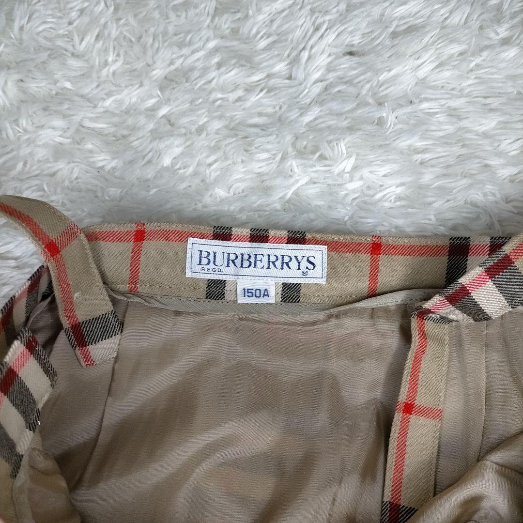 【極美品】BURBERRY’S ノバチェック ウール 2wayプリーツスカート