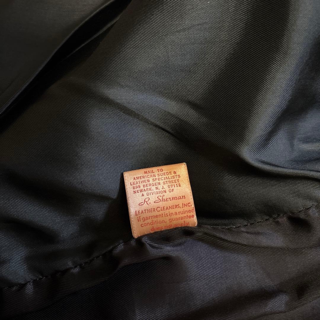 名作 ショット 70s 牛タグ 前期 シングルライダース 逆ハ レザージャケット