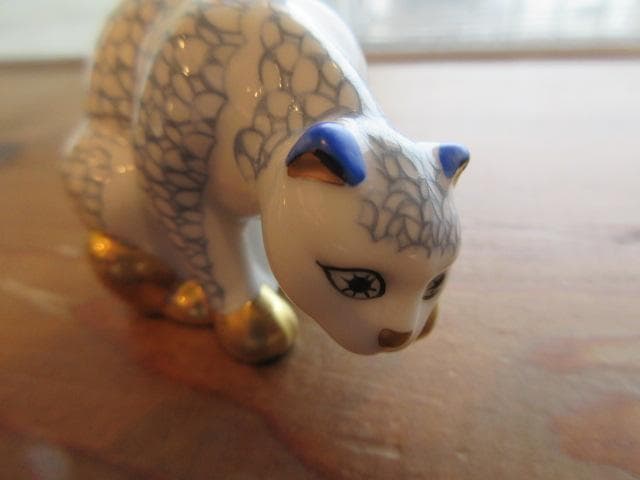チロ様　フランクリン・ミント★ヘレンドの猫（he33)　他2点