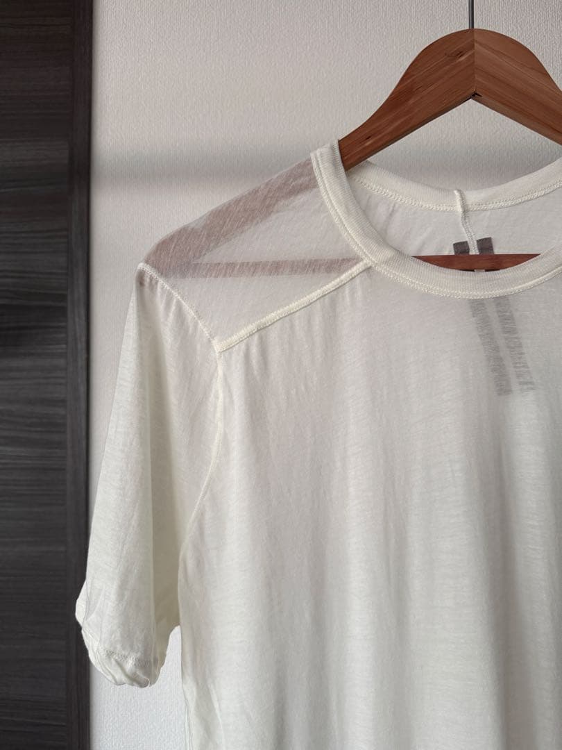 Rick Owens シアーTシャツ 半袖 MILK ホワイト イタリア製 S