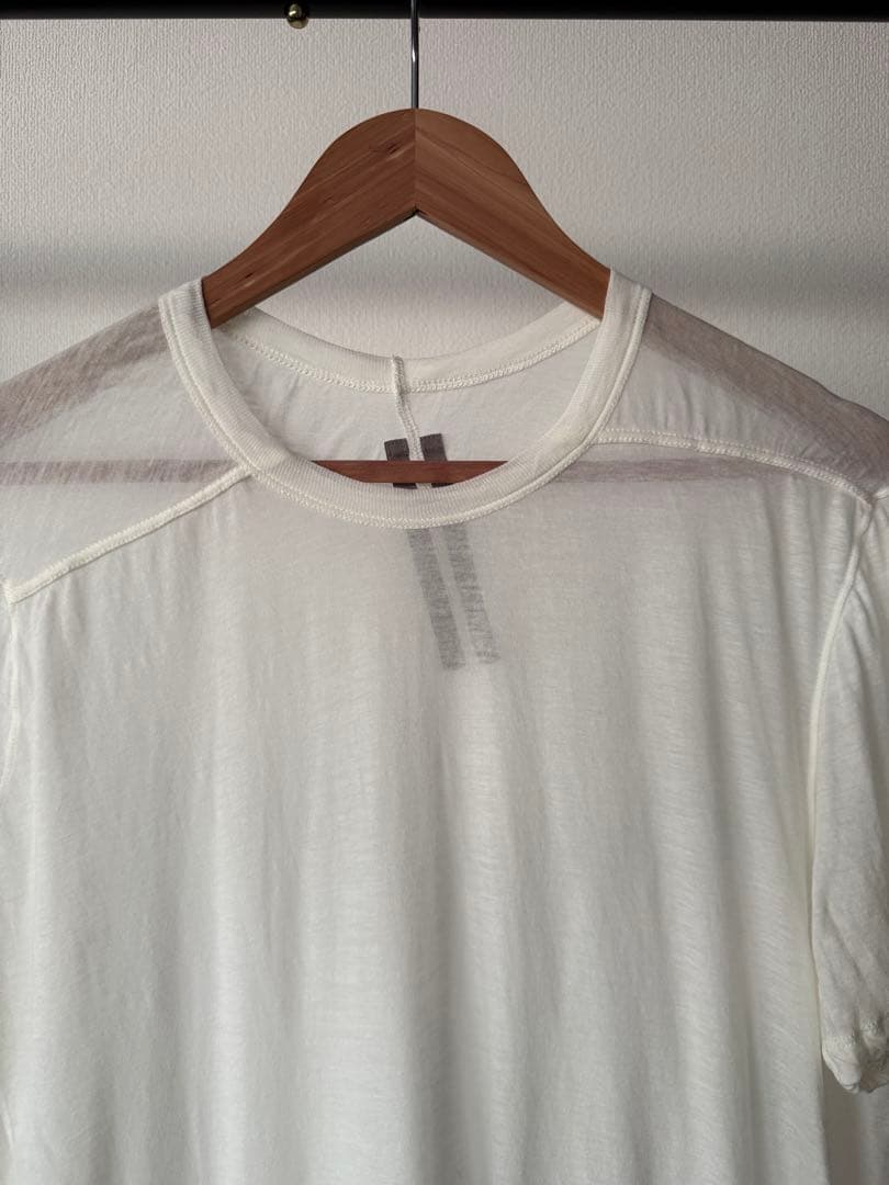 Rick Owens シアーTシャツ 半袖 MILK ホワイト イタリア製 S