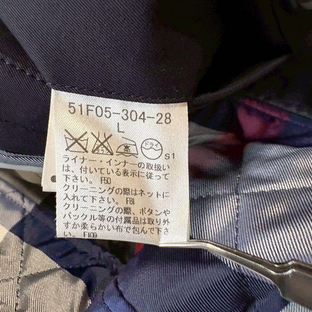 【美品】ブラックレーベルクレストブリッジ　トレンチコート　ライナー付