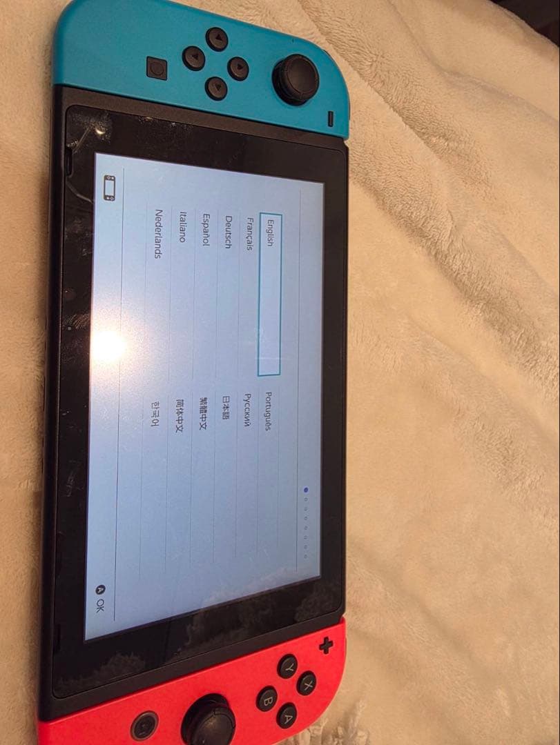 美品★Nintendo Switch 本体 ネオンブルー/ネオンオレンジ