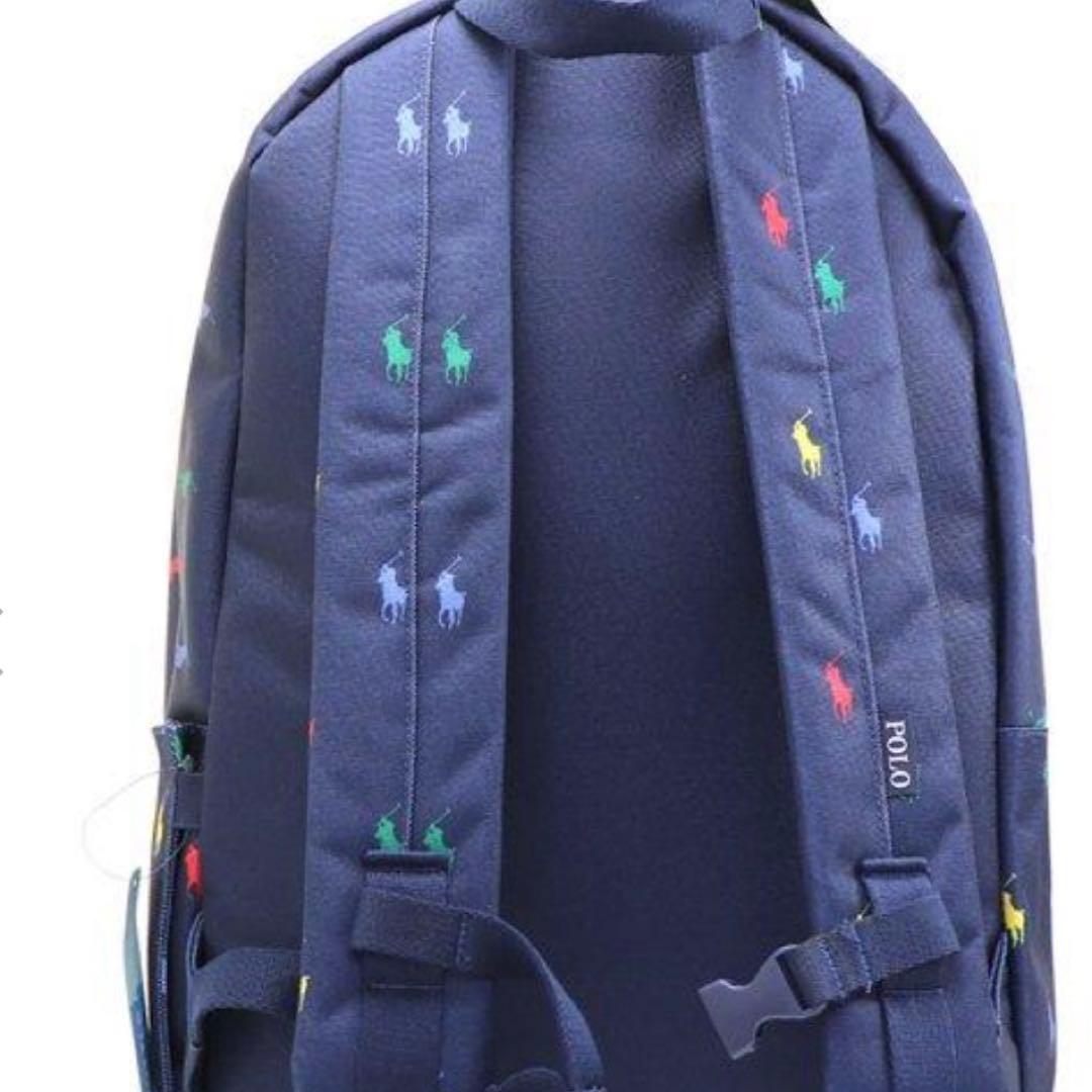 最終新品タグ付Polo Ralph Lauren マルチポロロゴ リュック