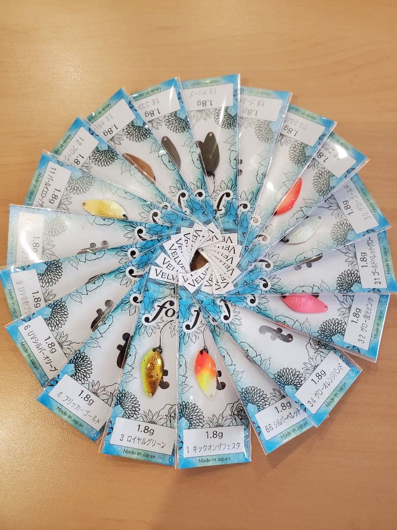 ベルベットアーツ　フォルテ　1.8　全色セット20枚