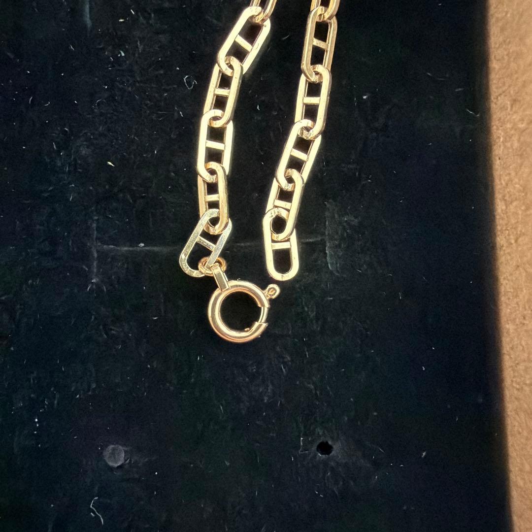 18k チェーンデザイン ブレスレット
