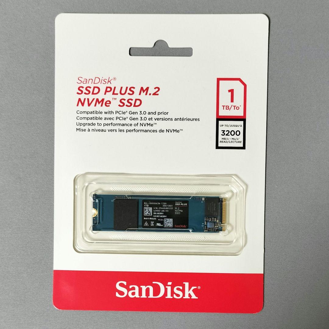 内蔵型SSD sandisk ssd 1tb m.2 nvme