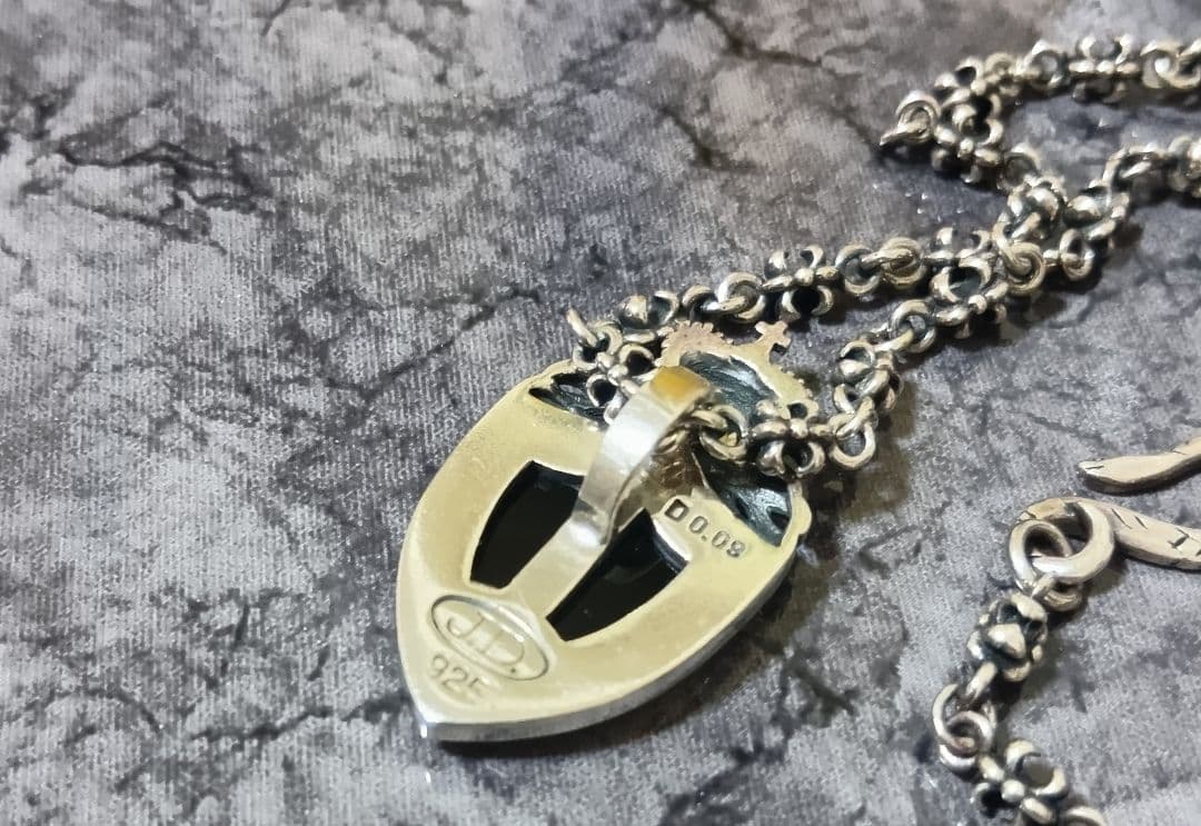 Justin Daivis Chain50cm＆CROWN SHIELD