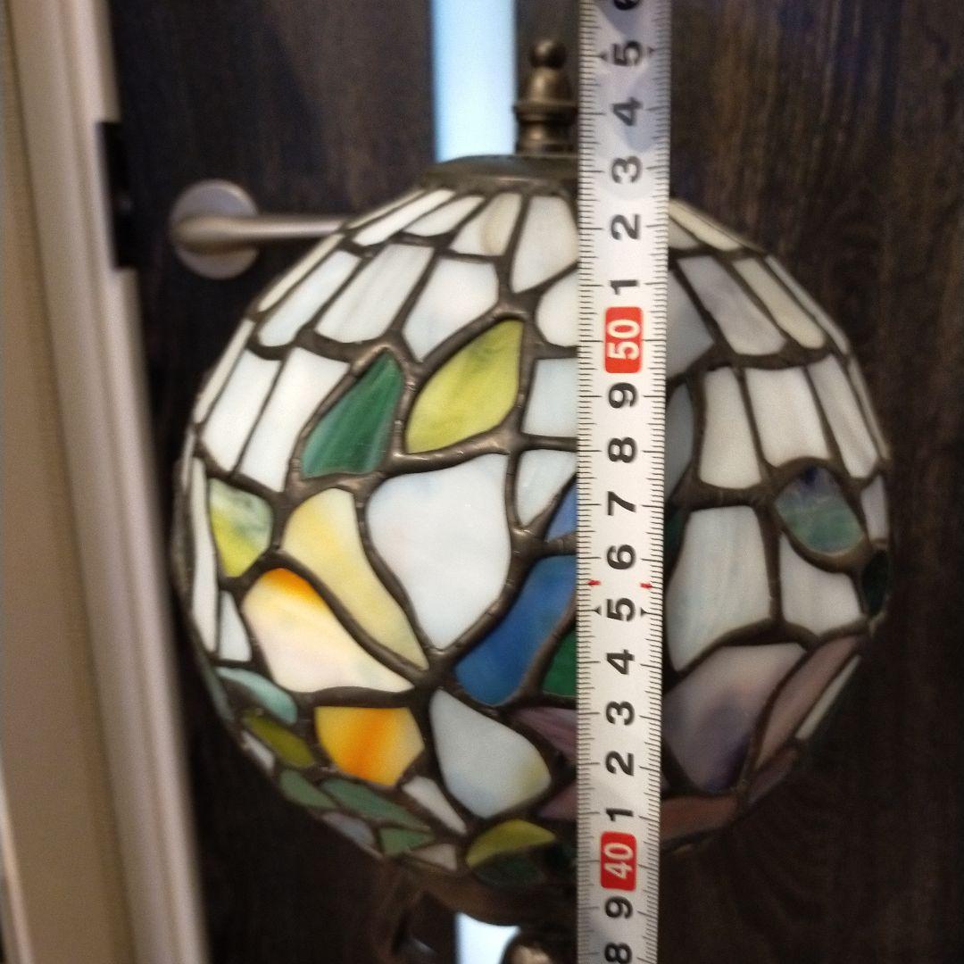 586 ステンドグラス球型フロアスタンド