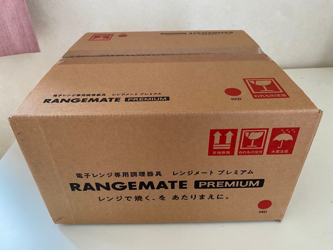 【新品未開封】レンジメートプレミアム　最新モデル　カラー赤