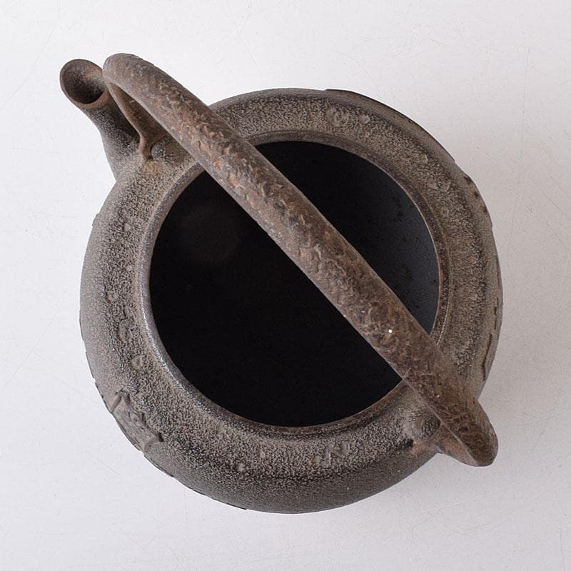 煎茶道具　山形鋳物　保寿堂　光風号　鉄瓶　M　R8724