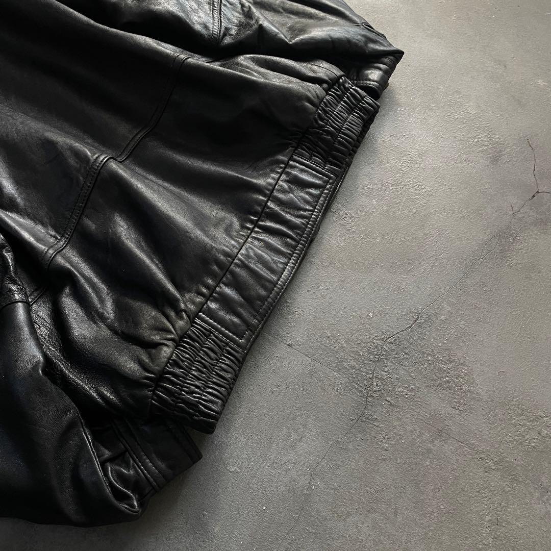 type A-2“durante“羊革“短丈“bomber jacket