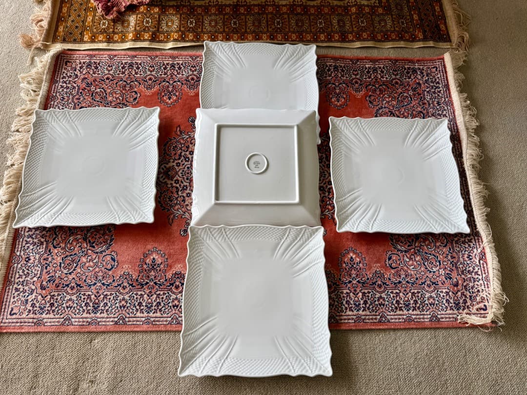 Richard Ginori 食器５枚セット　ベッキオホワイト30cm