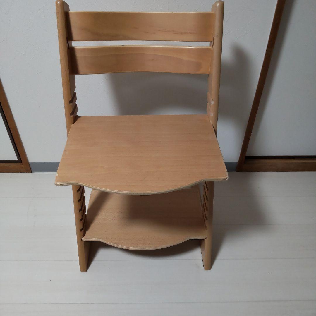 北欧風 木製ベビーチェア / ハイチェア / Katojiクッション付 /