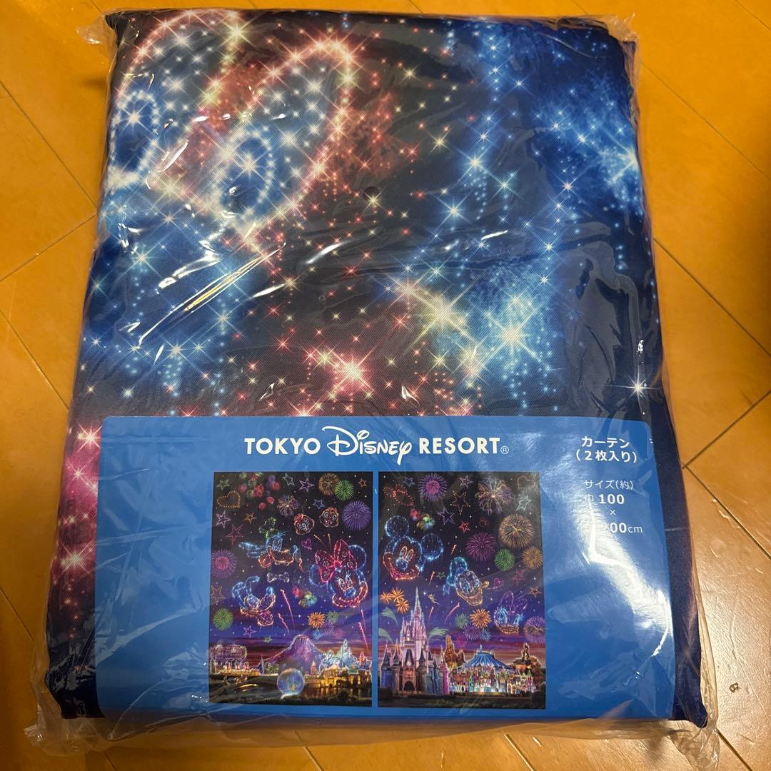 TOKYO DISNEY RESORT カーテン 2枚入り 花火