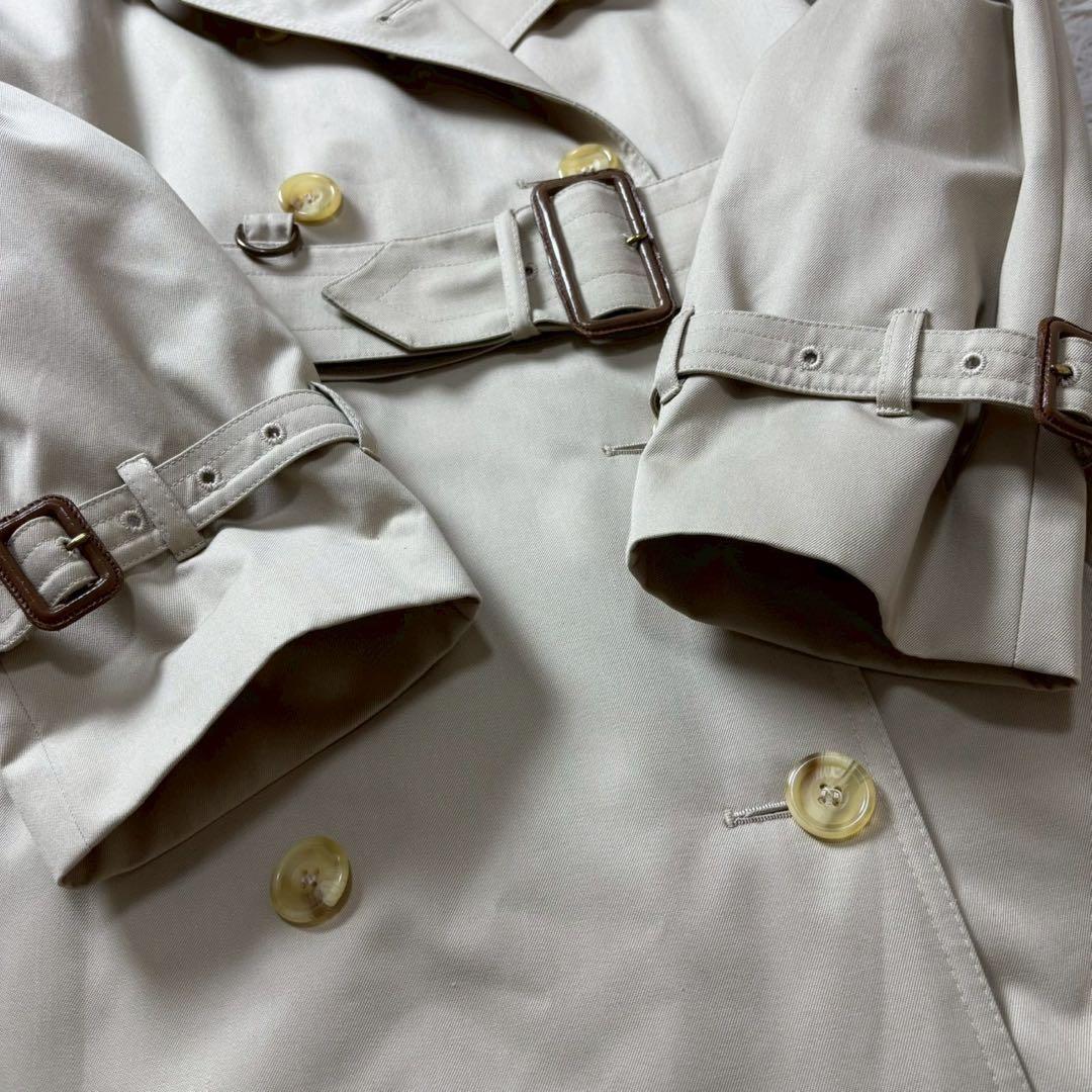 超希少　美品　アクアスキュータム　トレンチコート　Aqua5　ベージュ　英国製