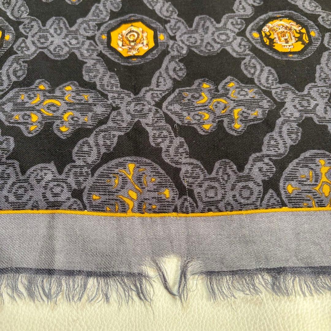 【カルティエ】マストライン パンテール 大判ストール ショール ウール シルク