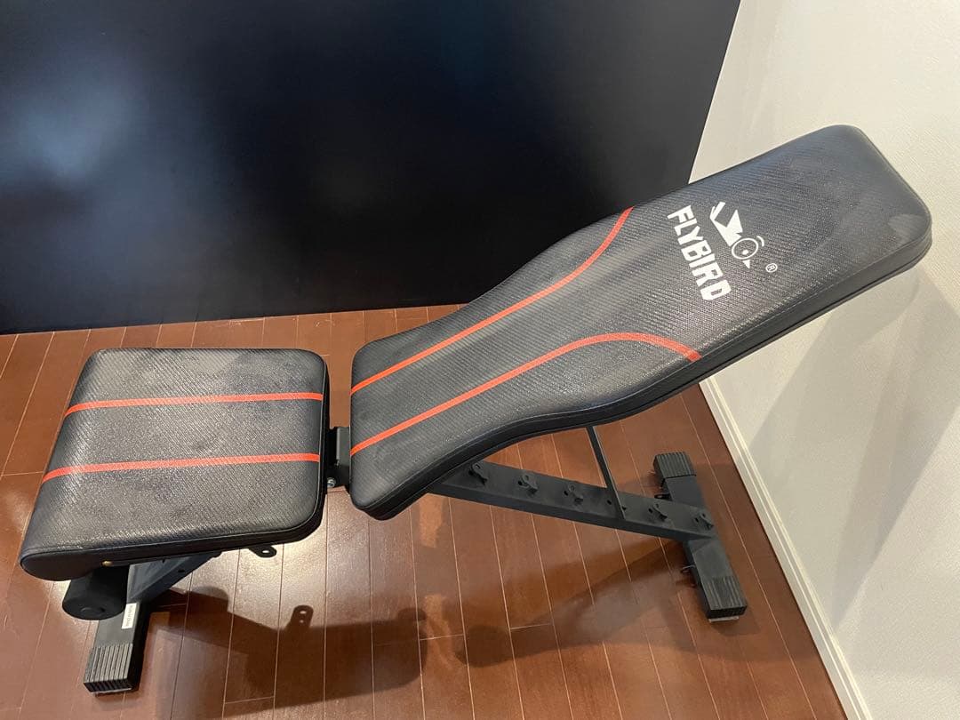 【引き取り限定】FLYBIRD トレーニングベンチとダンベルセット