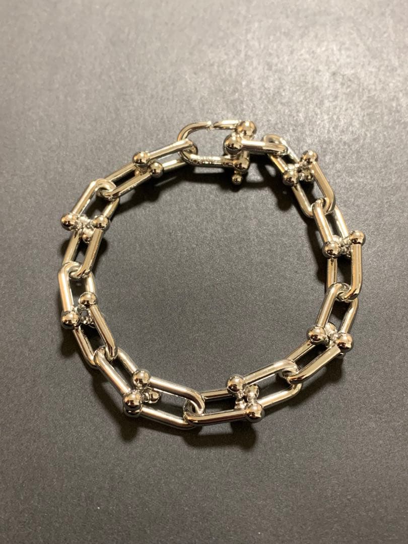 ハードウェア　ブレスレット　シルバー